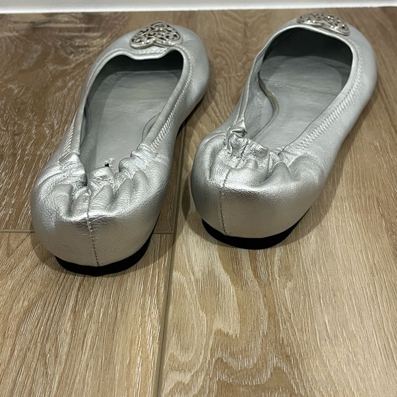 Brighton Silver Flats with Heart Accent - Picture 5 of 8